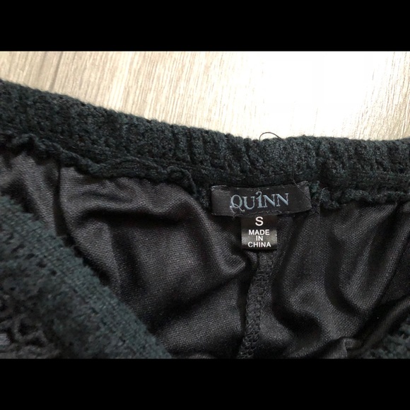 Black Crochet Shorts - Picture 2 of 2